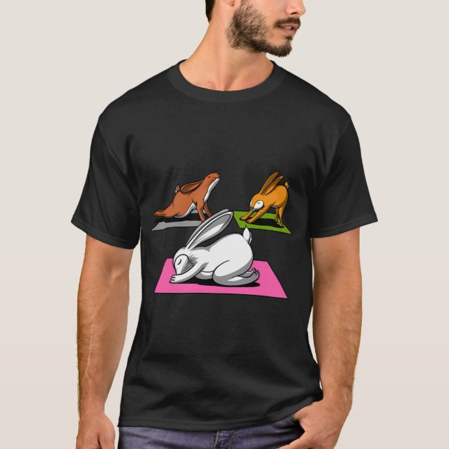 Camiseta Ioga com Coelho (Frente)