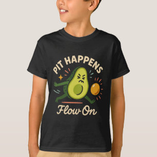 Camiseta Ioga de Abacate Engraçado Namaste Pun Plant-sed Fi