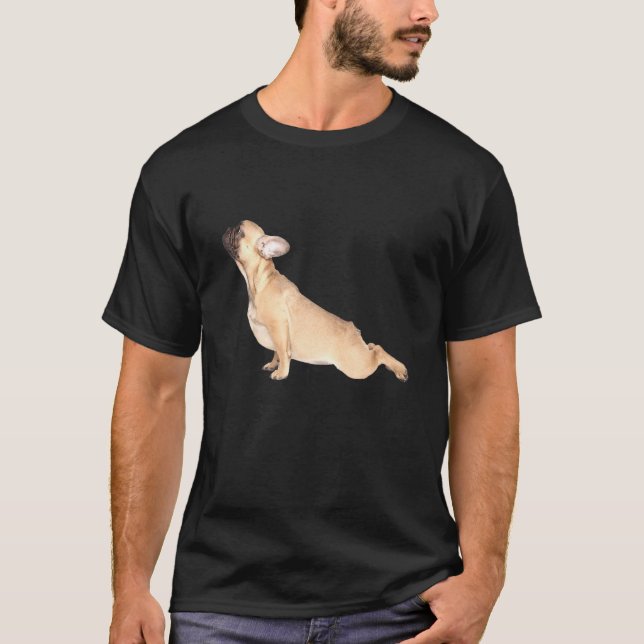 Camiseta Ioga de Bulldog Francês (Frente)