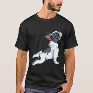 Camiseta Ioga de Bulldog Francês Frenchie Namaste Homens