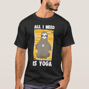 Camiseta Ioga de Preguiça Treino Meditação Alongamento Pila