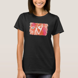 Camiseta Ioga de Sedas Aéreas Só Pendurado  Ioga de Sedas