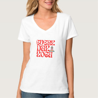 Camiseta Ioga Diário para Equilíbrio da Mente e do Corpo |