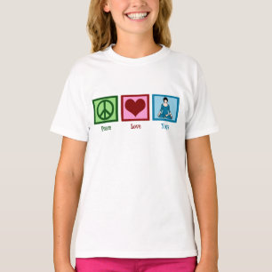 Camiseta Ioga do amor da paz