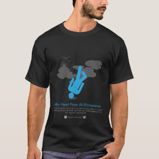 Camiseta Ioga do poder: Pose da cabeça do B-Menino