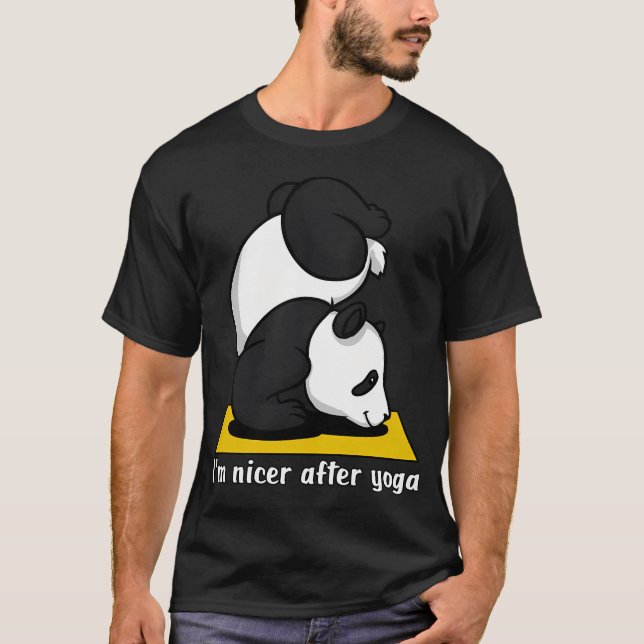 Camiseta Ioga do Urso Panda (Frente)