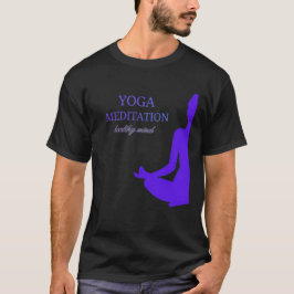 Camiseta Ioga e Meditação por uma Mente Saudável