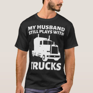 Camiseta ioga engraçada colorida de motorista de caminhão