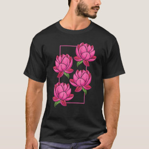 Camiseta Ioga Espiritual Floral Boho Asiático Pilates Lótus