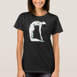 Camiseta Ioga Flor Feminina Verde