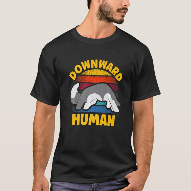 Camiseta Ioga Humano Descendente (Frente)