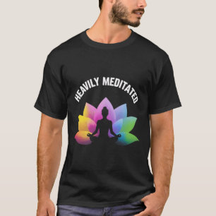 Camiseta Ioga Lótus Meditado Pesadamente Relaxar Lança Espí