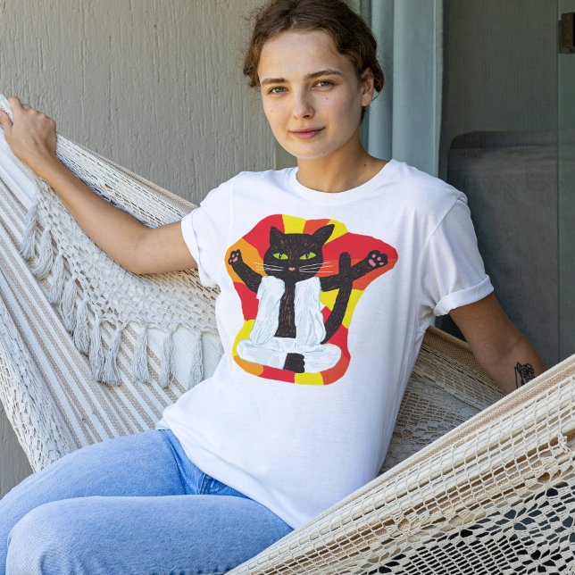 Camiseta Ioga meditação pilates tai chi (Criador carregado)