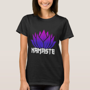 Camiseta Ioga Namaste Buda Flor de Lótus Budismo Iogue Buda