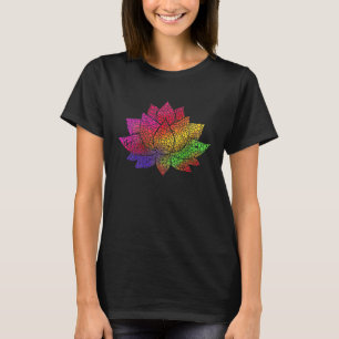 Camiseta Ioga Namaste Meditação Flor de Lótus Ioga