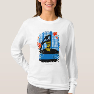 Camiseta Ioga praticando da mulher