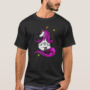 Camiseta Ioga Zen de Meditação Espiritual Mágica Unicórnio