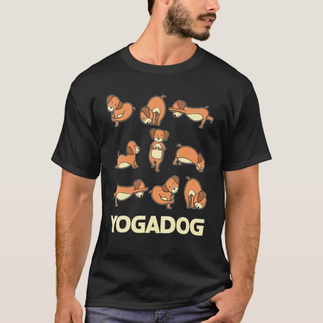 Camiseta Iogadog Dose Dogmotif Meditação Acro Hatha Yo (Frente)