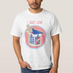 Camiseta iogurte de morango