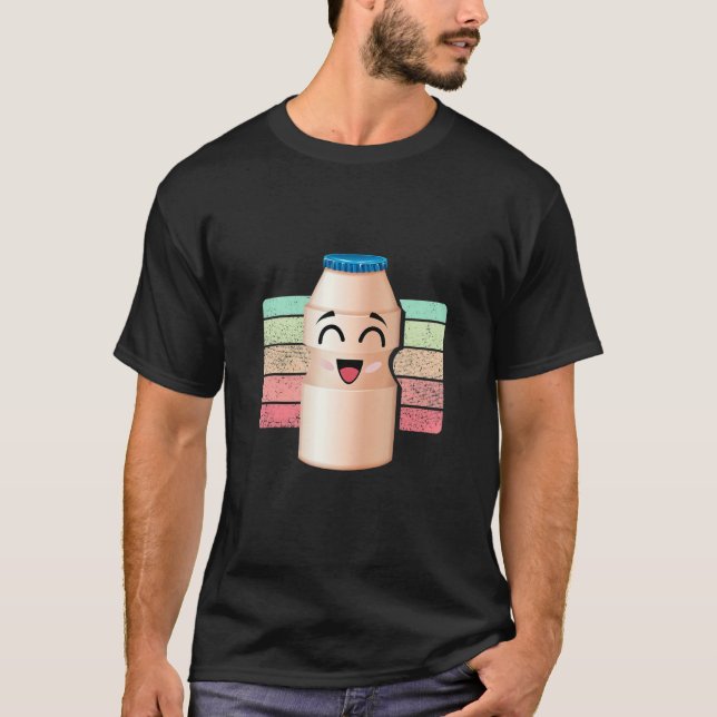 Camiseta Iogurte delicioso Bebida Comida doce iogurte (Frente)