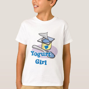 Camiseta Iogurte Menina iogurte de mirtilo