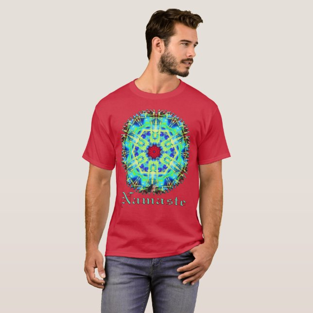 Camiseta Ioiô Namastê Caleidoscópio (Frente Completa)