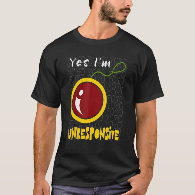 Camiseta Ioiô Sim Estou Sem Resposta Para Ioiô (Frente)