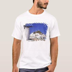 Camiseta Ios, Grécia. O bonito e crocante, branco e