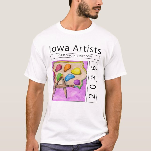 Camiseta Iowa Artist T-shirt (Frente)