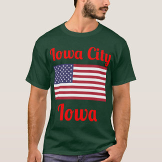 Camiseta Iowa City Iowa Estilosas Impressões1