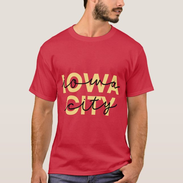 Camiseta iowa city Oversized (Frente)
