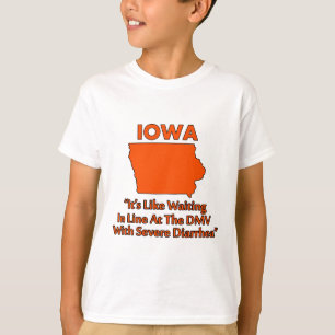 Camiseta Iowa - Como Esperar na Fila do Detran...