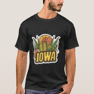 Camiseta Iowa Des Moines Corn no Centro-Oeste de Basquete