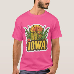 Camiseta Iowa Des Moines Corn No Centro-Oeste De Basquete D