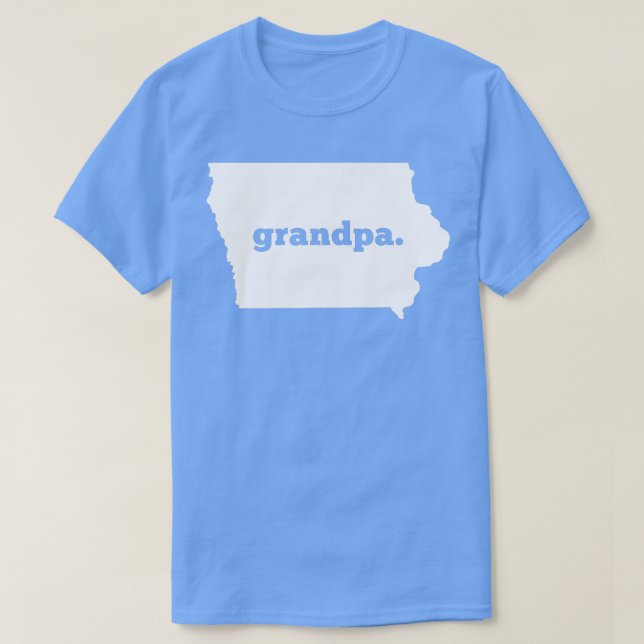 Camiseta Iowa Grandpa (Frente do Design)