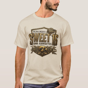 Camiseta Iowa Hawkeyes Sweet 16 2026 March Madness Masculin