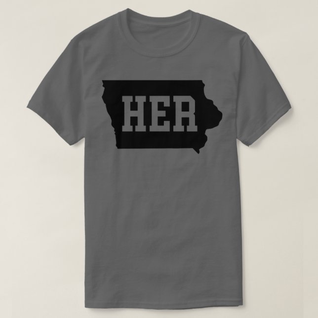 Camiseta Iowa Her Caitlin Basbol 2 TSirt (Frente do Design)
