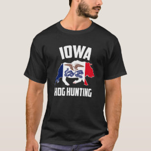 Camiseta Iowa Hog Hunting Pig Wild Boar Hog Hunter Fl
