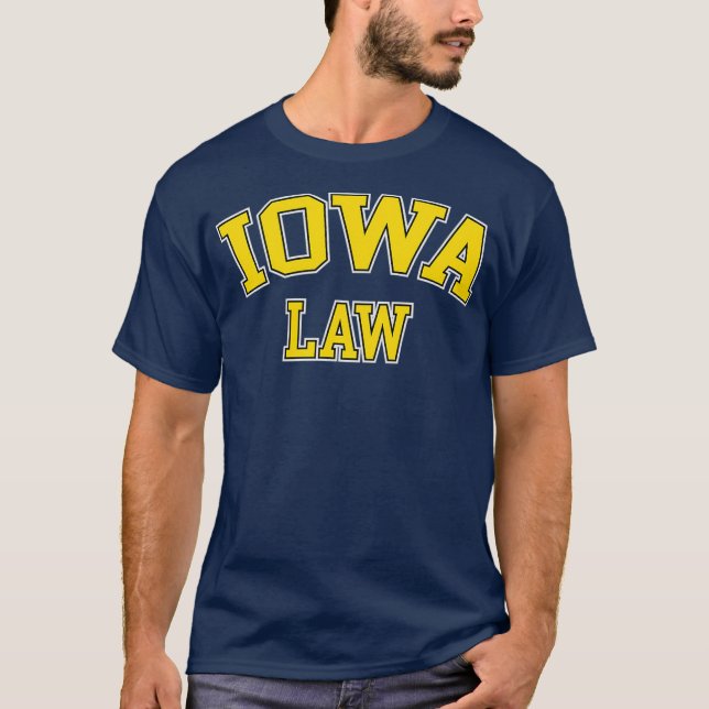 Camiseta Iowa Law Iowa Formando Gift Lawyer College (Frente)