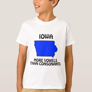 Camiseta Iowa - Mais Vogais do que Consoantes