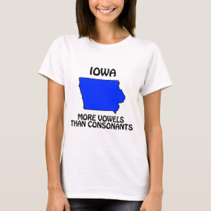 Camiseta Iowa - Mais Vogais do que Consoantes