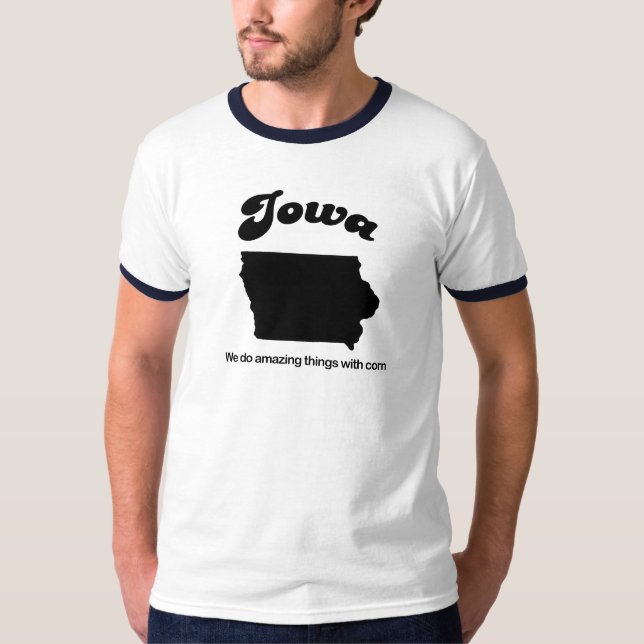 Camiseta Iowa - nós fazemos coisas surpreendentes (Frente)