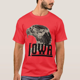Camiseta Iowa para Homens Mulheres e Crianças