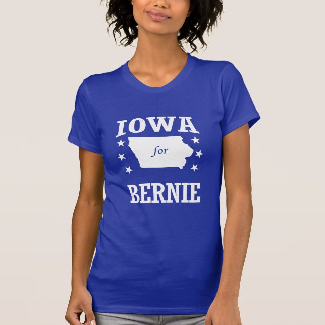 CAMISETA IOWA PARA MÁQUINAS DE LIXAR DE BERNIE (Frente)