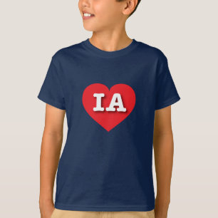 Camiseta Iowa Red Heart - Big Love