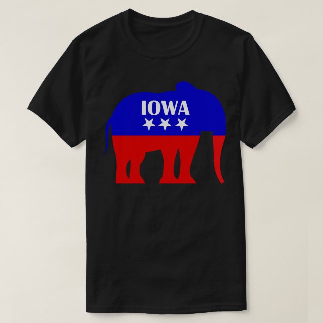 Camiseta Iowa Republican TShirt (Frente do Design)