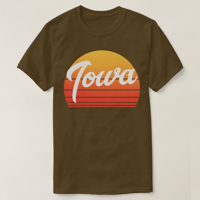 Camiseta Iowa VIntage TShirt (Frente do Design)