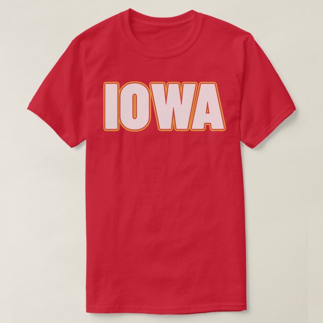 Camiseta Iowa Vintage TShirt 1 (Frente do Design)