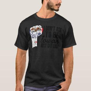 Camiseta Iowan American Patriot USA Grown Iowa Flag