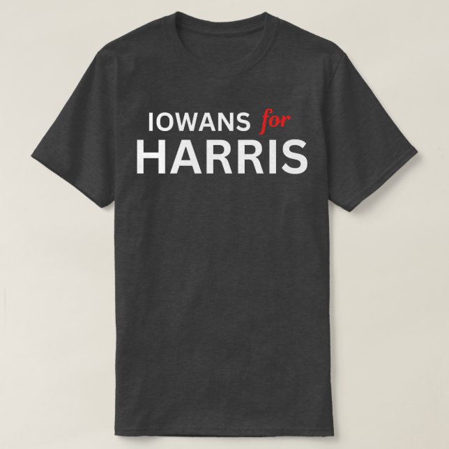 Camiseta Iowans For Kamala Walz TShirt (Frente do Design)